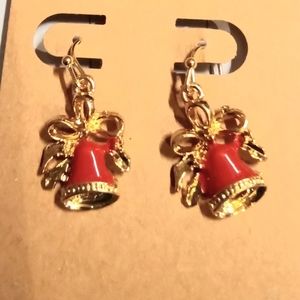 Christmas Bell earrings.